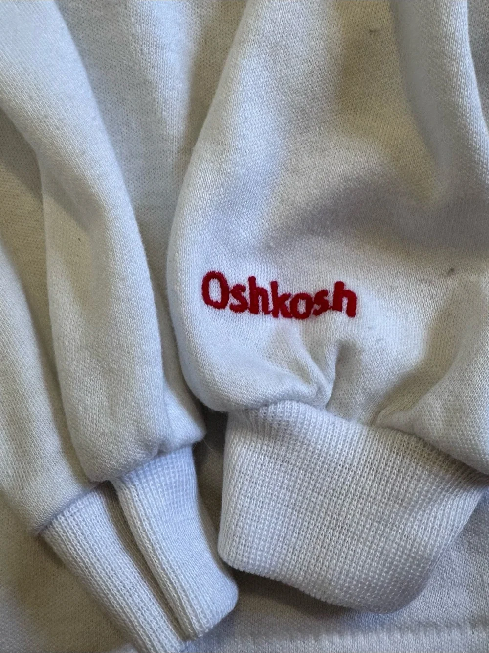 Vintage OshKosh Bgosh Collared Rainbow Stripe Long Sleeve Made in USA 24 Months